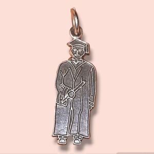 Danecraft sterling 925 signed graduation pendant Charm Vintage Gift